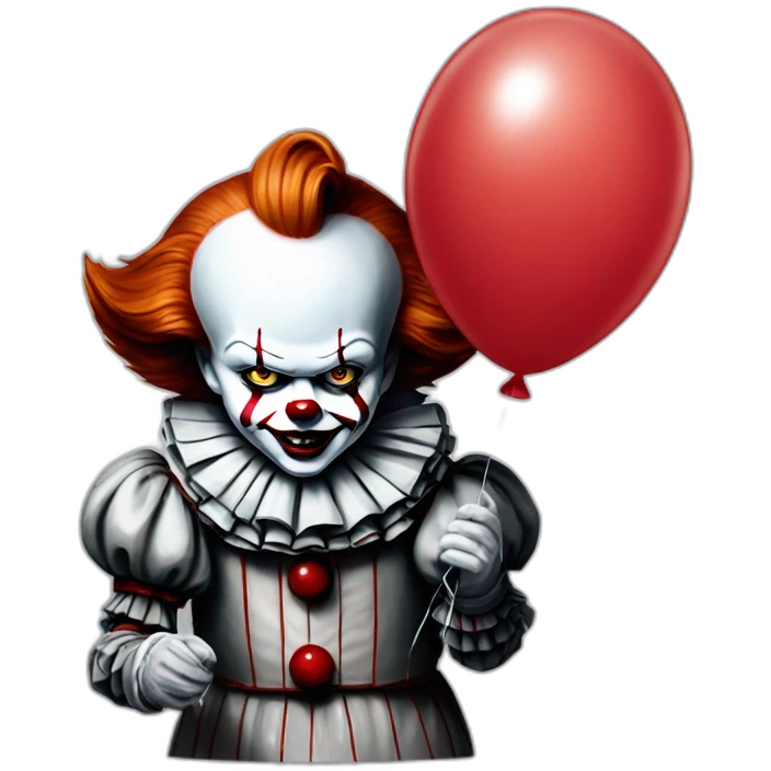 pennywise with balloon emoji