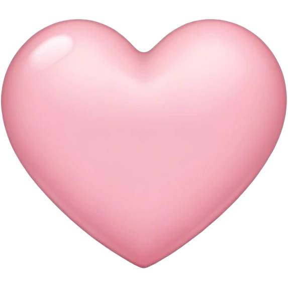 light pink heart emoji
