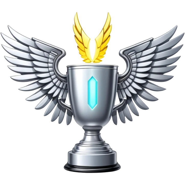 sorayama champion cup wings mechanical glowing emoji
