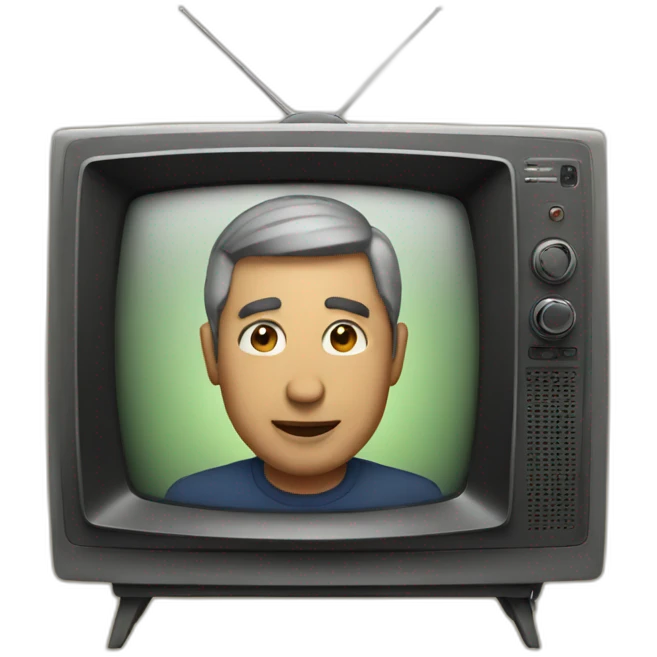 Tv man emoji