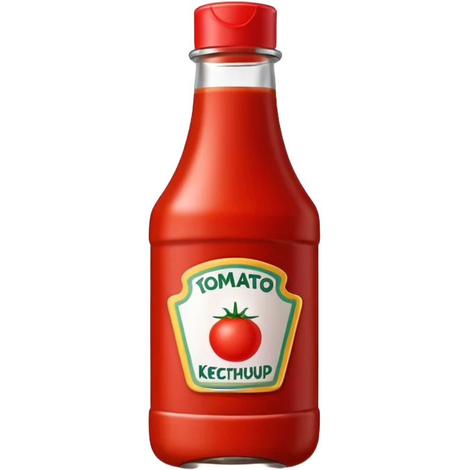 bottle tomato ketchup emoji