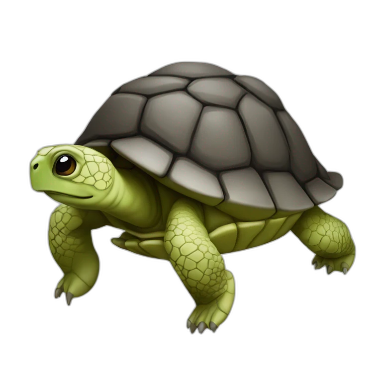 Tortue sur tortue emoji