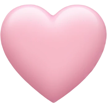 pastel pink heart emoji