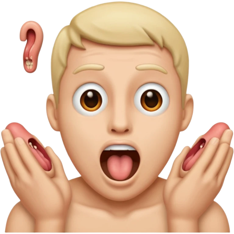 Penis in mouth emoji