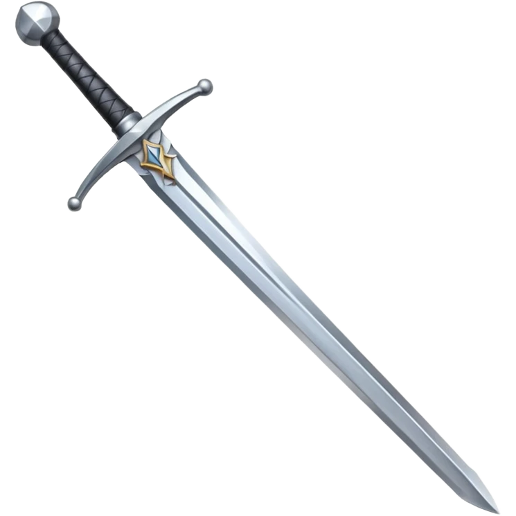 emoji style sword icon angled up and to the left, suitable for mouse cursor emoji