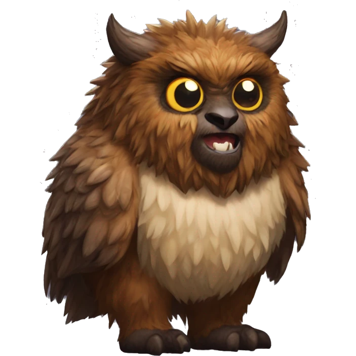 owlbear from Dungeons & Dragons super realistic emoji