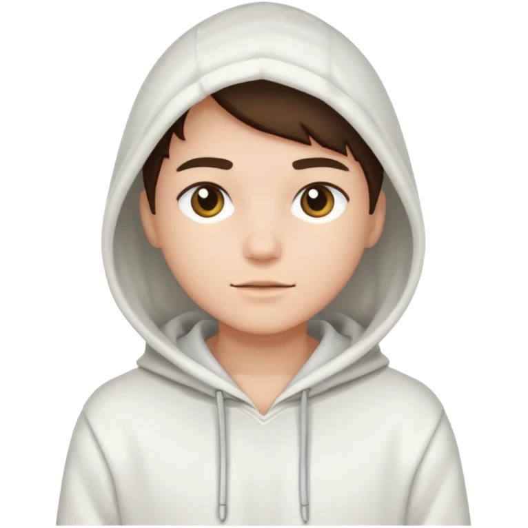 White hoodie emoji