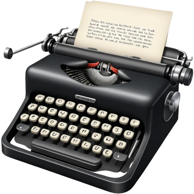 typewriter emoji