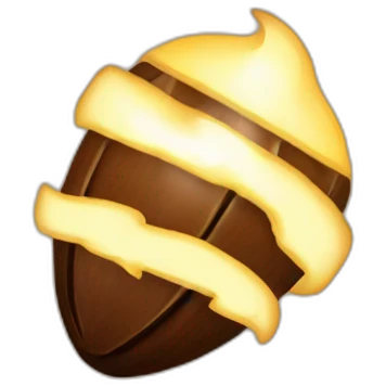Lightning Coffee bean emoji