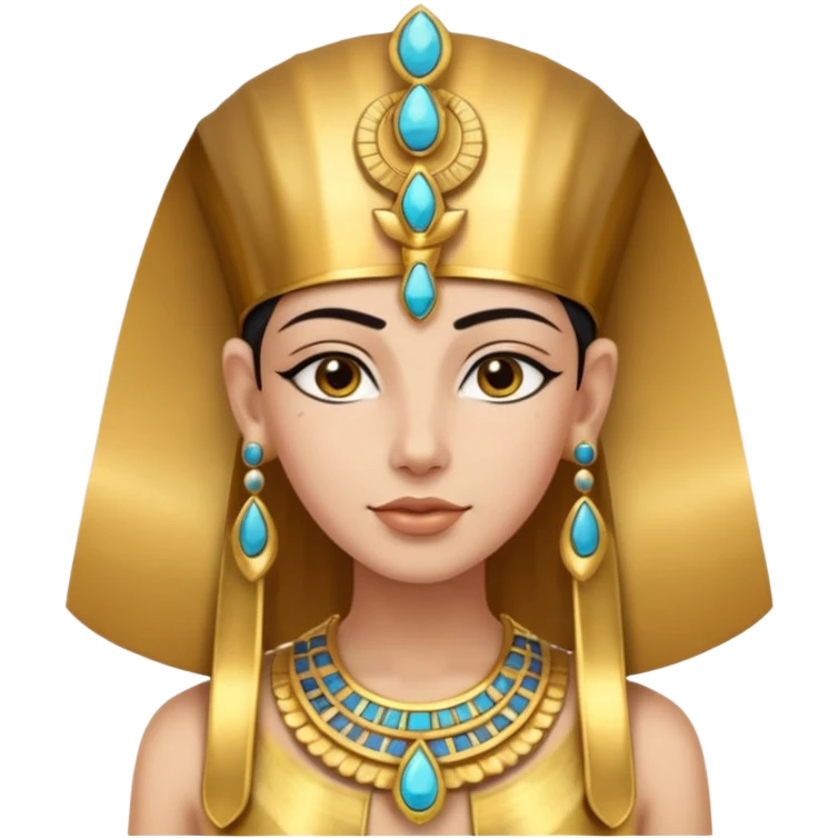 una ciudadana del antiguo egipto con piel blanca emoji