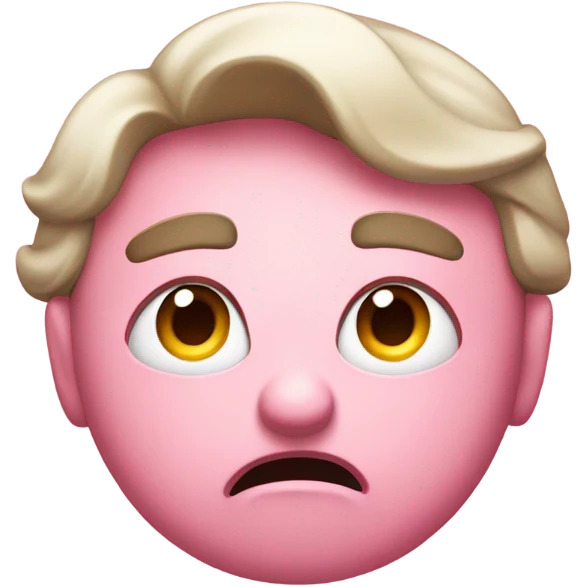 girly pink angry emoji  emoji