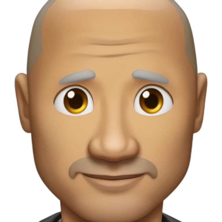 Vladimir Poutine qui fronce un sourcil comme Dwayne Johnson emoji
