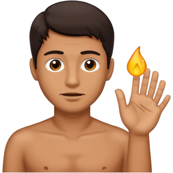 A men masturbation emoji