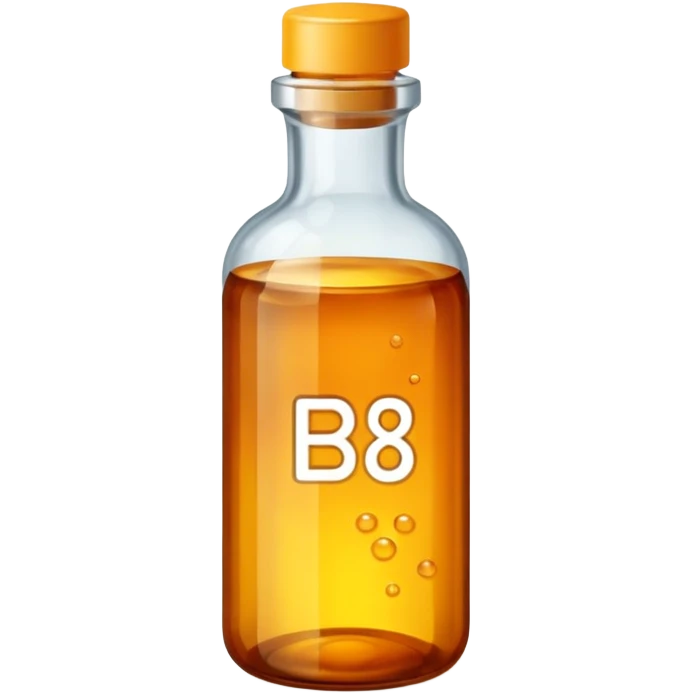 Vitamin b9 in a bottle emoji