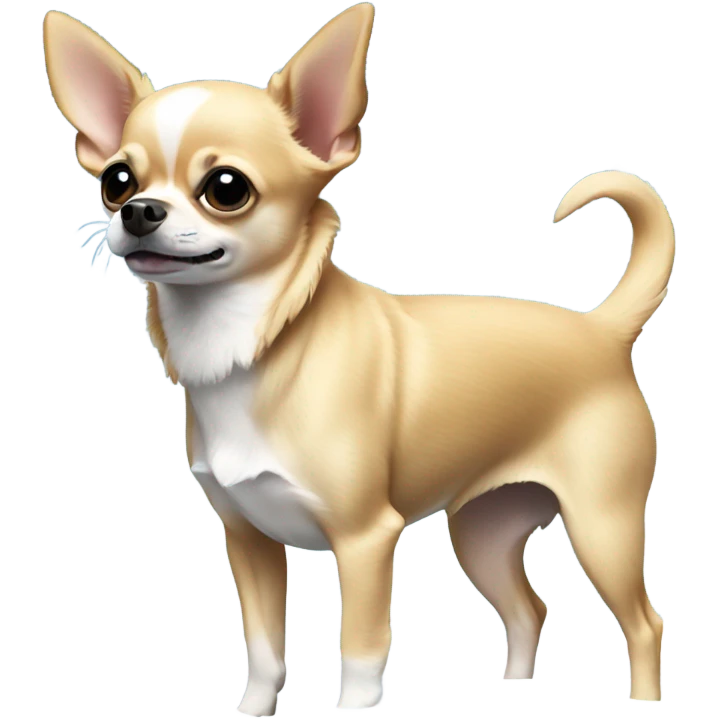 Chihuahua in snow emoji