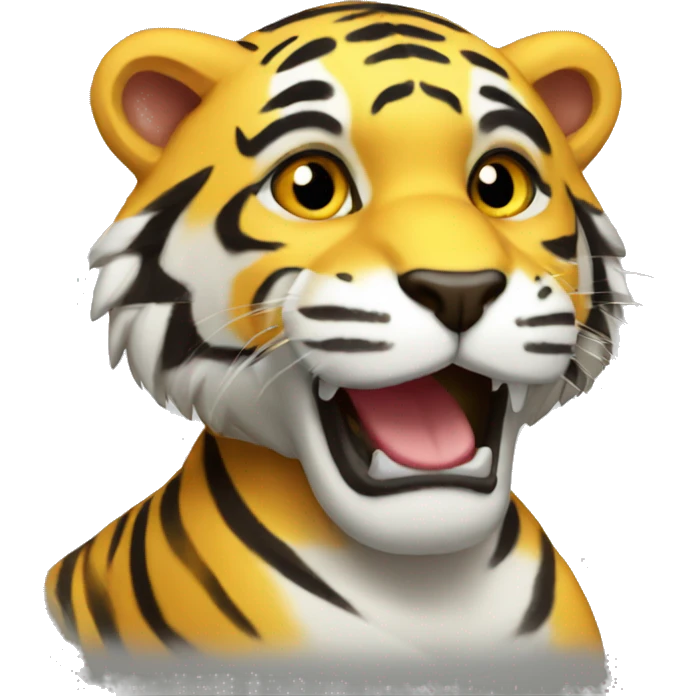 I want a yellow tiger emoji