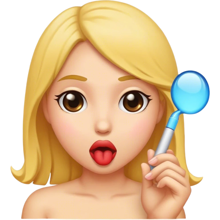 Blowjob girl emoji