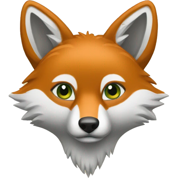 un renard vert  emoji