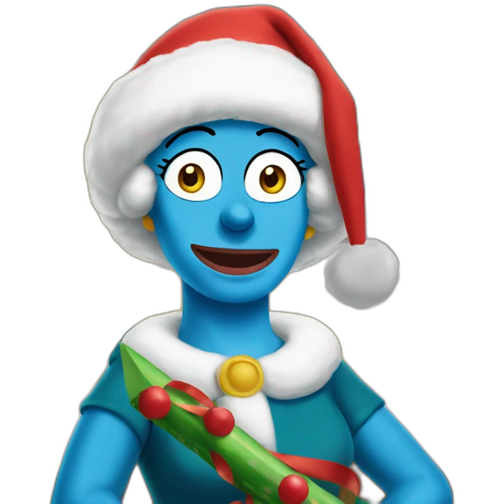 marge simpson christmas emoji