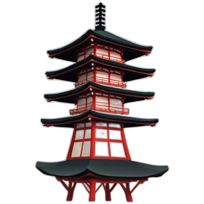 kyoto tower emoji