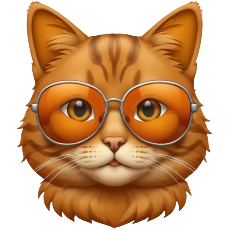 Cat wearing sunglasses emoji