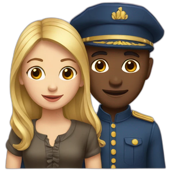 Couple français  emoji