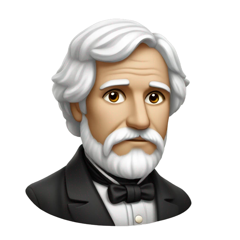 Ivan Turgenev Russian Author with a book emoji