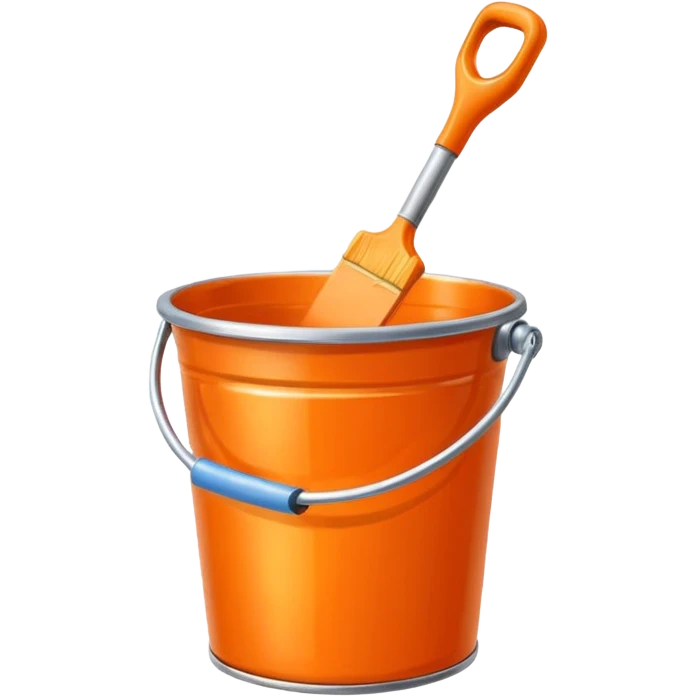  orange paint bucket emoji