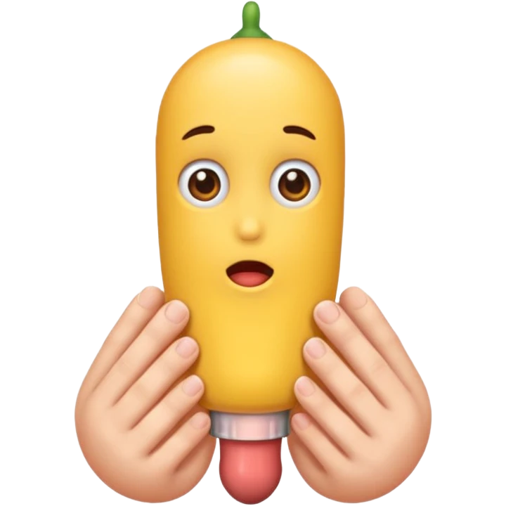 Eine mädchen zeigt ihre penis emoji