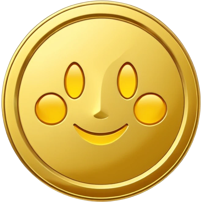 generate me a 4k gold coin emoji