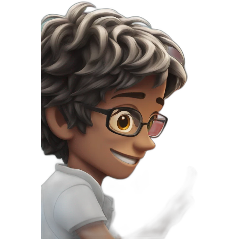 solo foodie with glasses emoji