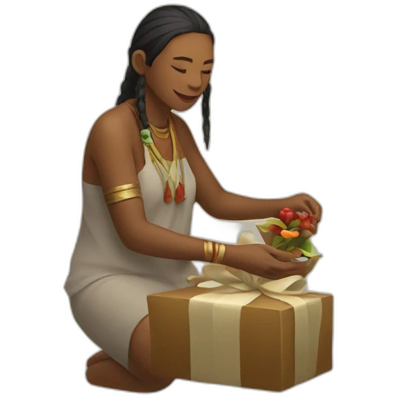 Yautja making a gift emoji