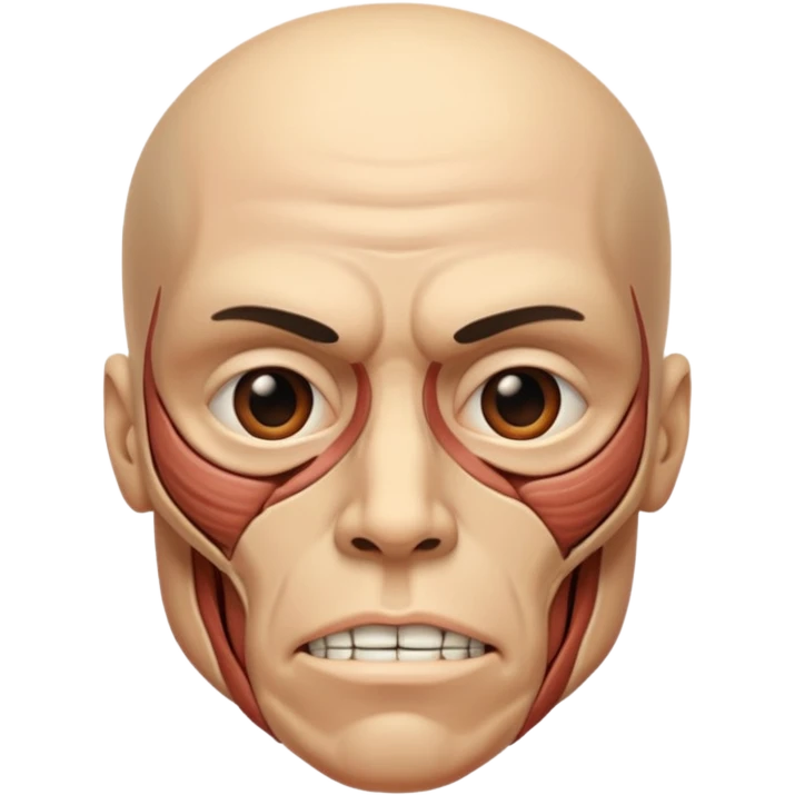 muscles of the facial expression emoji