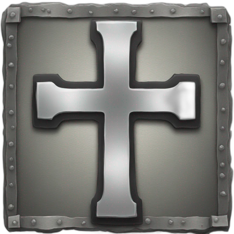 metal cross emoji
