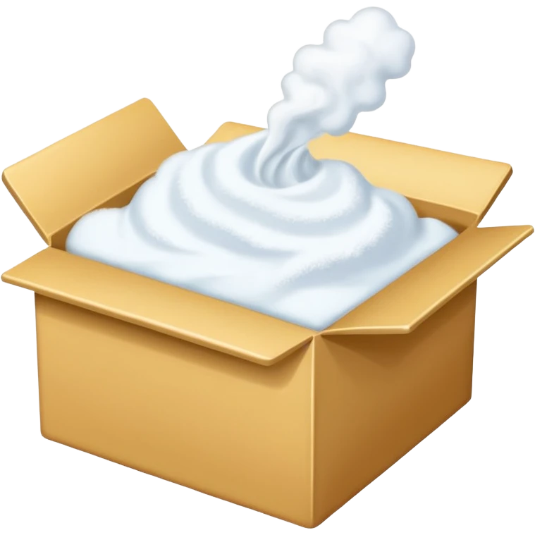 box with powder emoji
