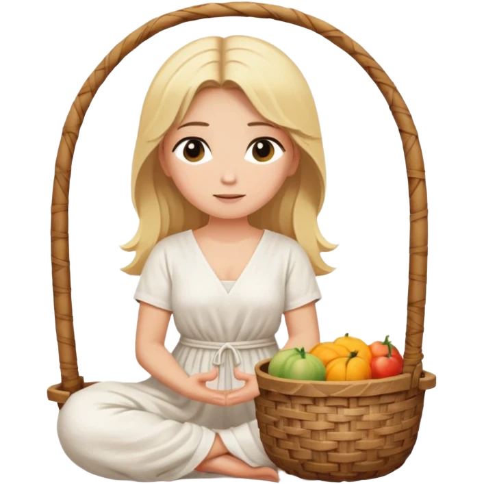 🧺🧘🏼‍♀️ emoji