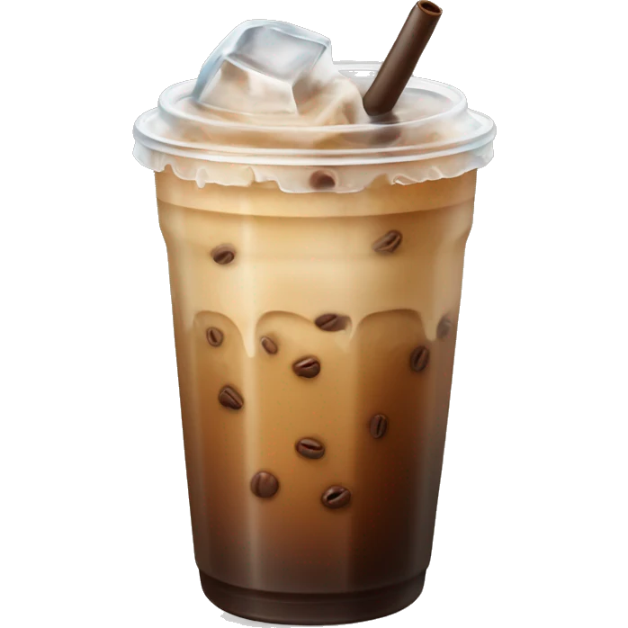 Iced coffee emoji
