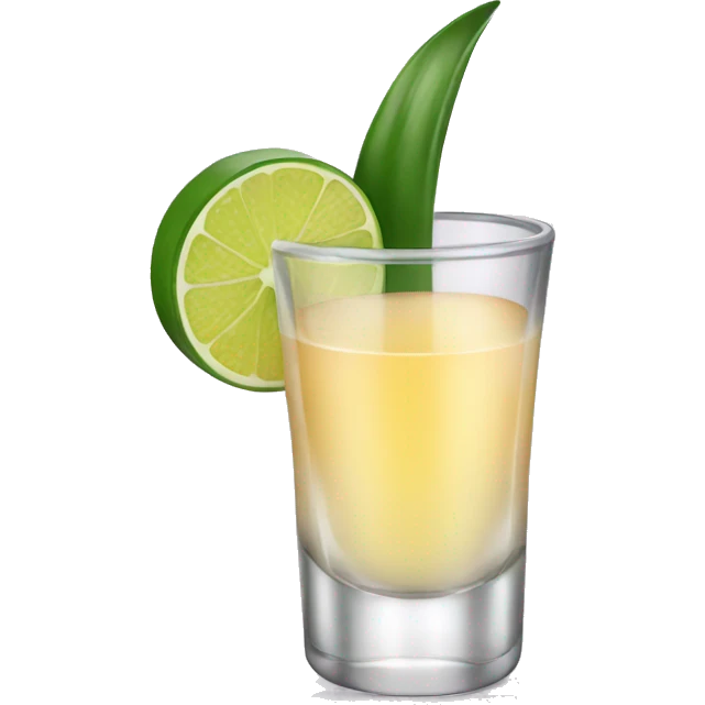 Cute tequila shot emoji