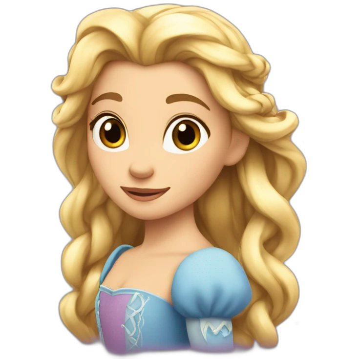 Princesse raiponce emoji