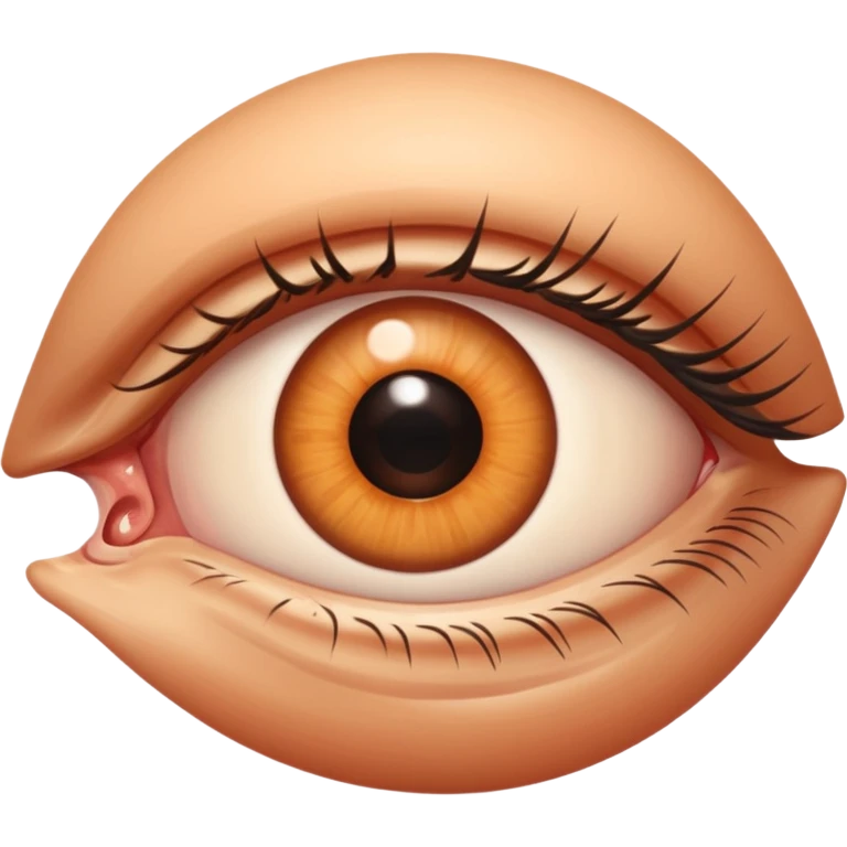 The foot emoji but everything EXCEPT the toes are the eye emoji emoji