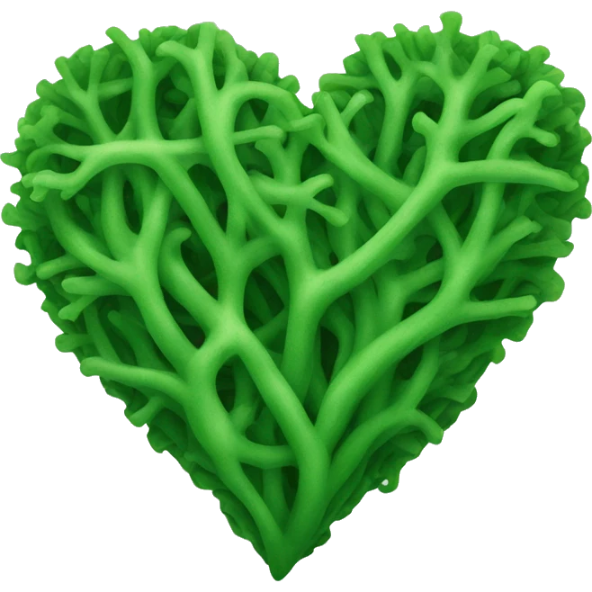 seaweed color heart emoji