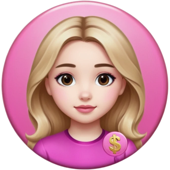 Sabrina Carpenter pink coin emoji