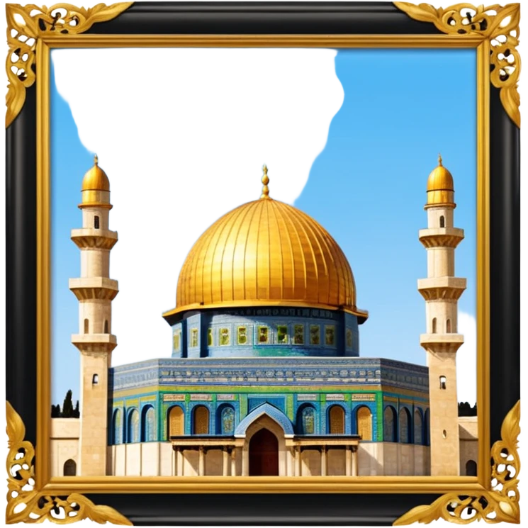 Dome of the rock, Palestine emoji