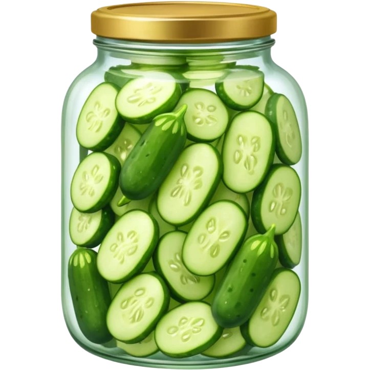 a jar of pickled cucumbers






 emoji