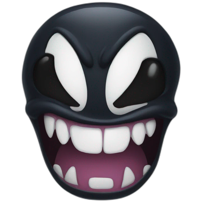 Venom face emoji