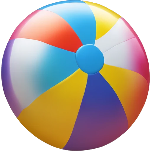 beach ball colorful  emoji