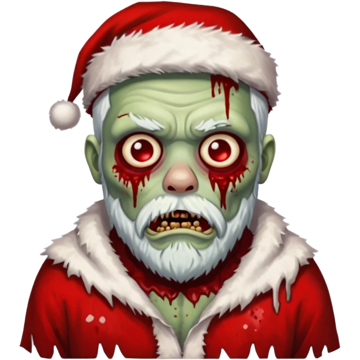 zombi santa emoji