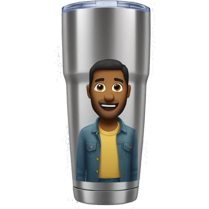 40 oz Stanley tumbler emoji