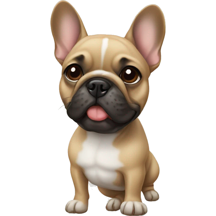 French bulldog emoji