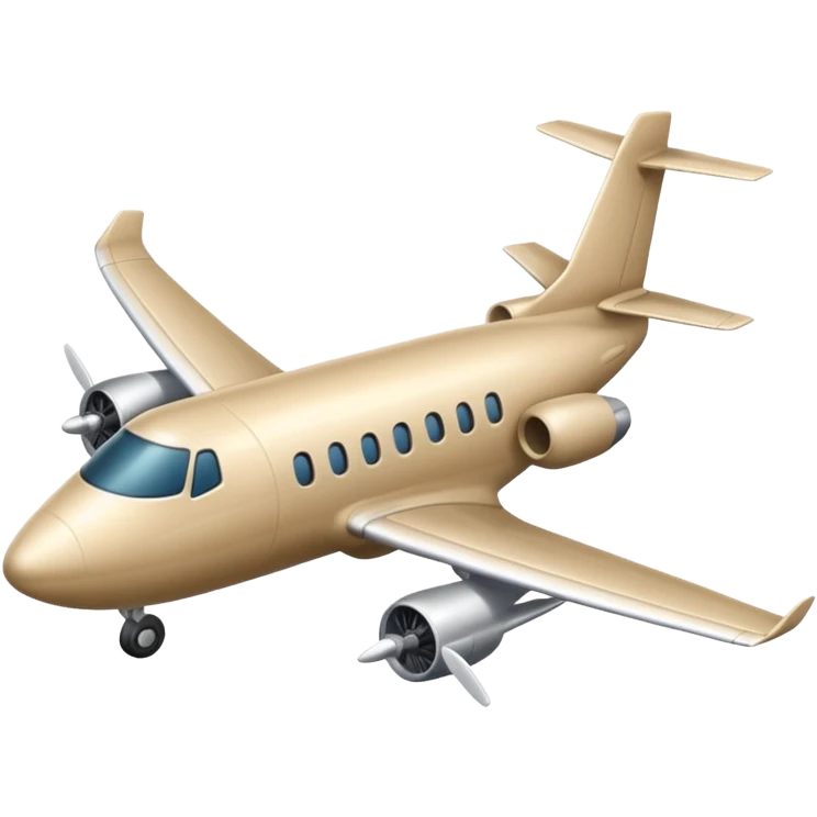 beige airplane emoji